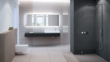 Barrier-free bathroom with Geberit systems