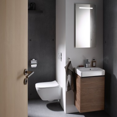 Small bathroom with bathroom products from Geberit