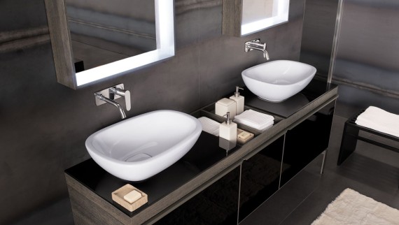 Geberit Citterio lay-on washbasins