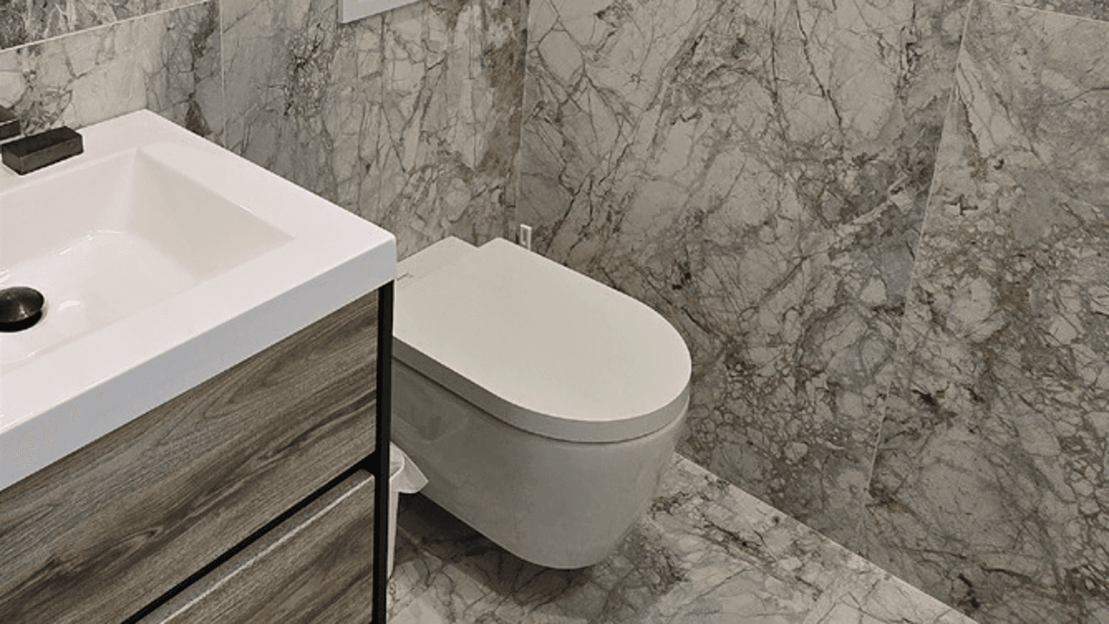 Geberit system in Brooklyn home bathroom Geberit system in Brooklyn home bathroom